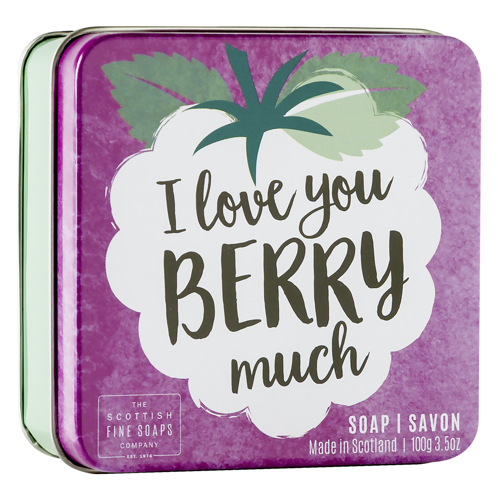 Fruits Tinned Soap - Raspberry 100g