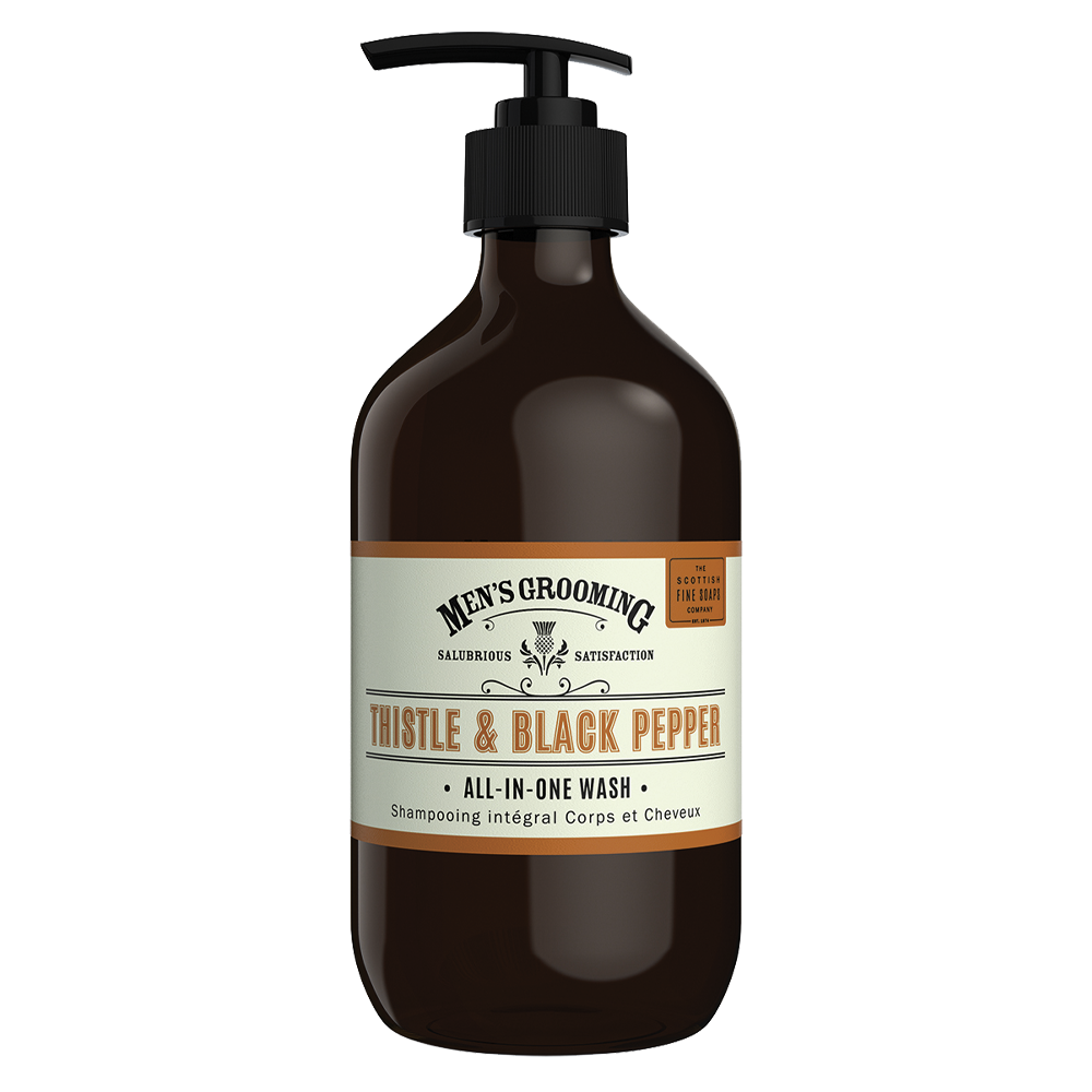 Thistle and Black Pepper All-In-One Wash 500ml Pump Bottle