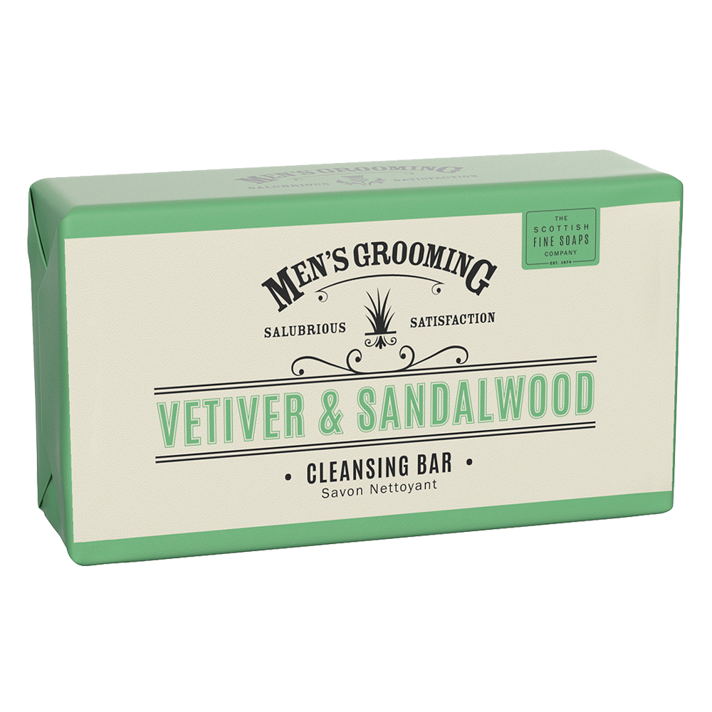 Vetiver and Sandalwood Cleansing Body Bar 220g Wrapped