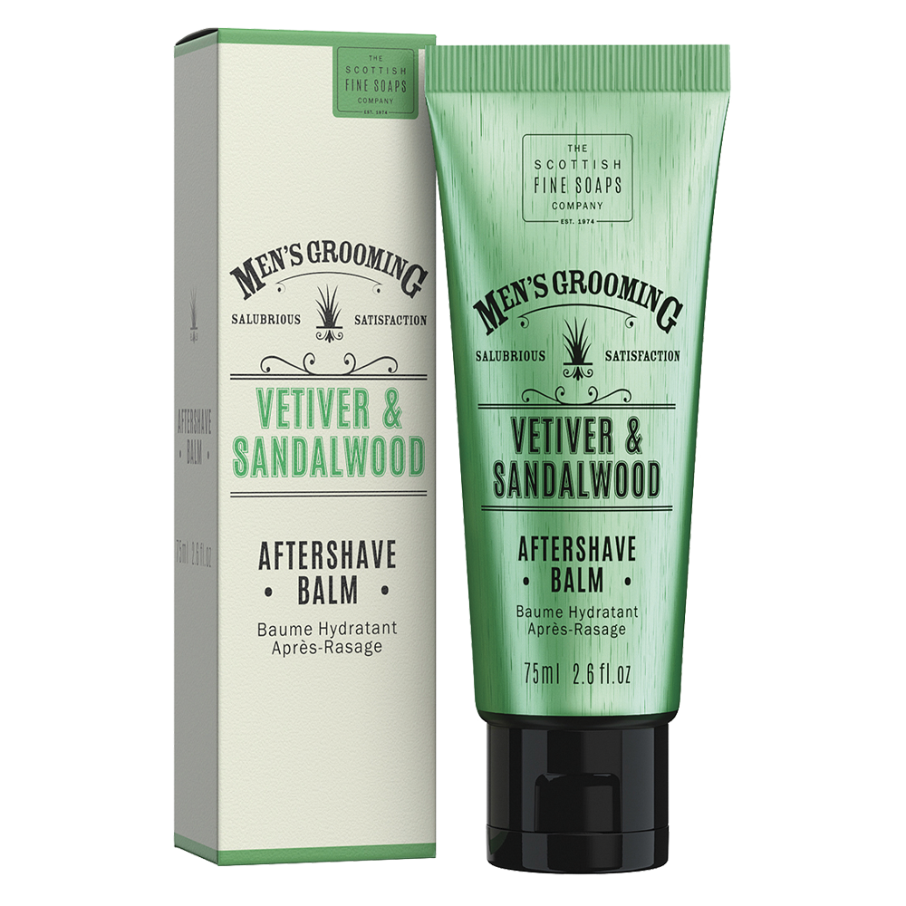 Vetiver and Sandalwood Aftershave Balm 75ml Tube