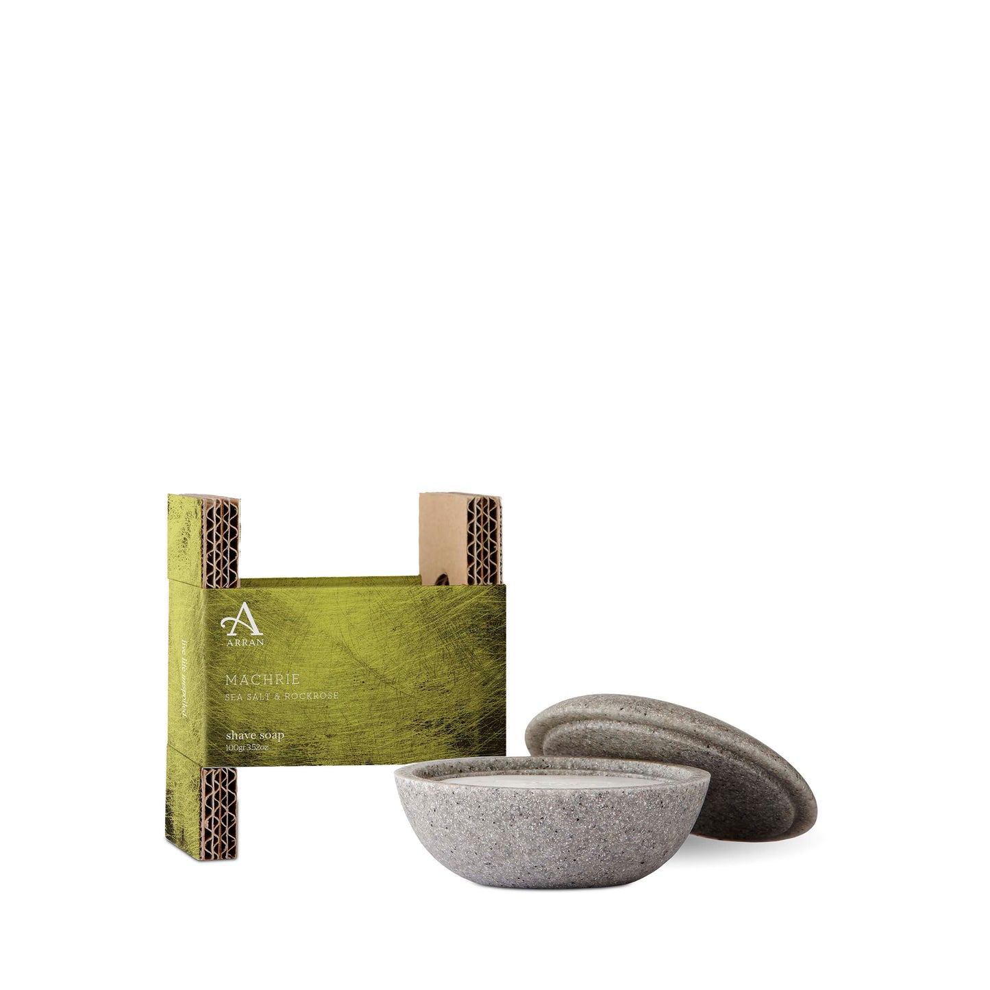Machrie Shave Stone and Soap 100g | 【馬克列男士系列】石頭型器皿剃鬚皂 100克