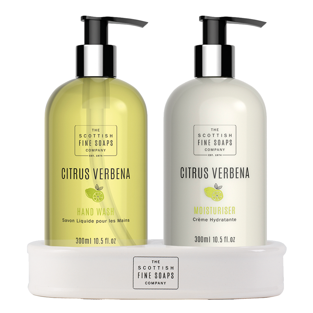 Citrus Verbena Hand Care Set 2x300ml Pump Bottles