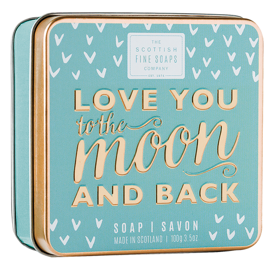 Sweet Sayings Tinned Soap - Love You to the Moon and Back 100g