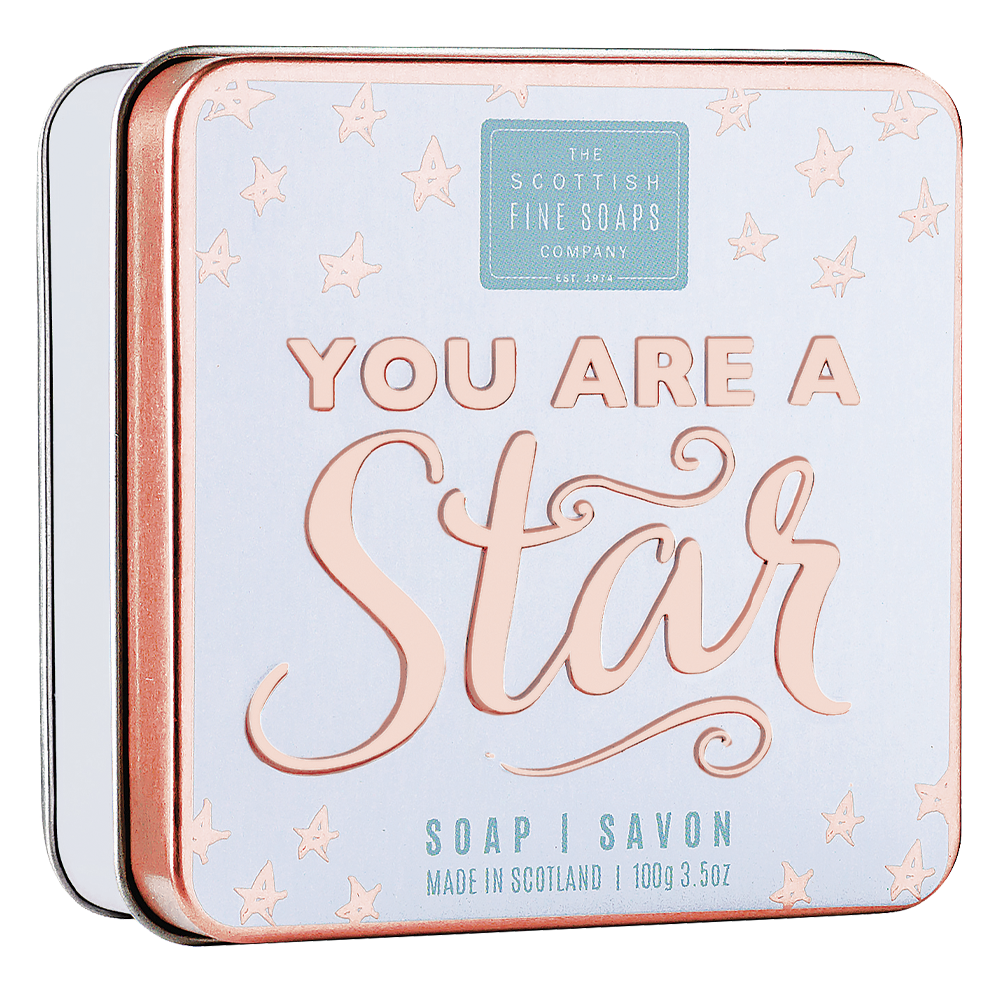 Sweet Sayings Tinned Soap - You Are a Star 100g