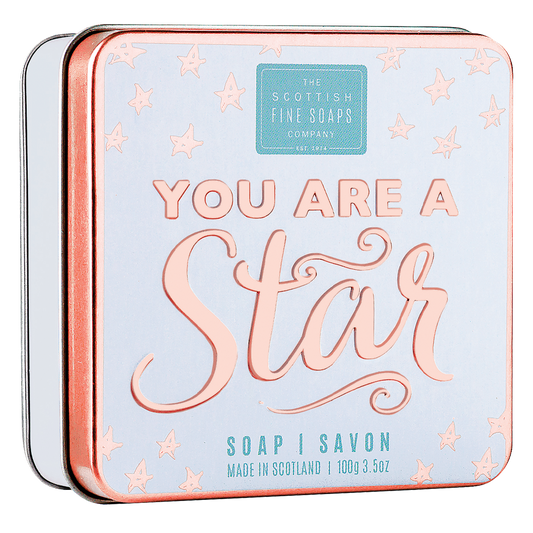 Sweet Sayings Tinned Soap - You Are a Star 100g