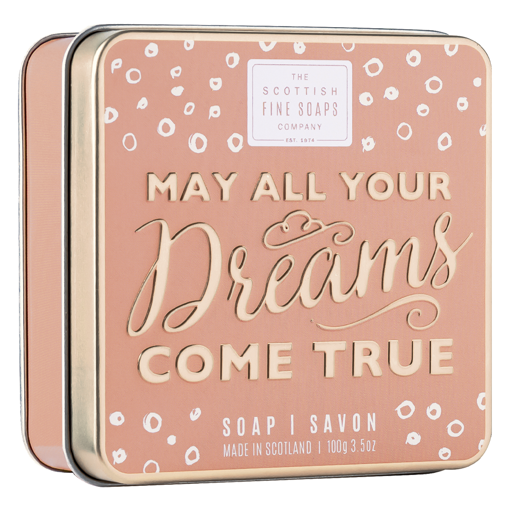Sweet Sayings Tinned Soap - May All Your Dreams Come True 100g