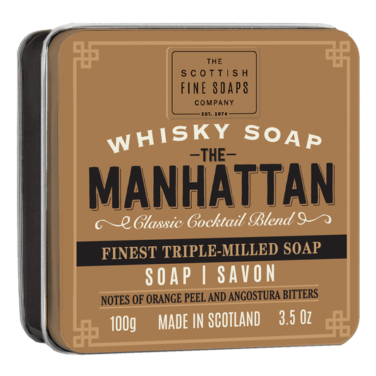 Whisky Tiinned Soap - The Manhattan 100g