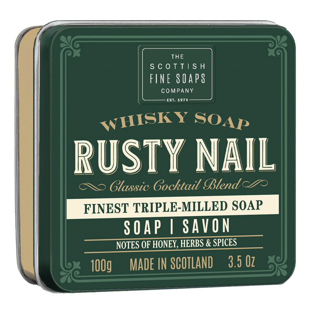 Whisky Tiinned Soap - Rusty Nail 100g
