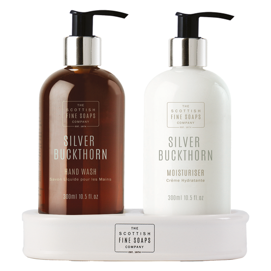 Silver Buckthorn Hand Care Set 2x300ml Pump Bottles