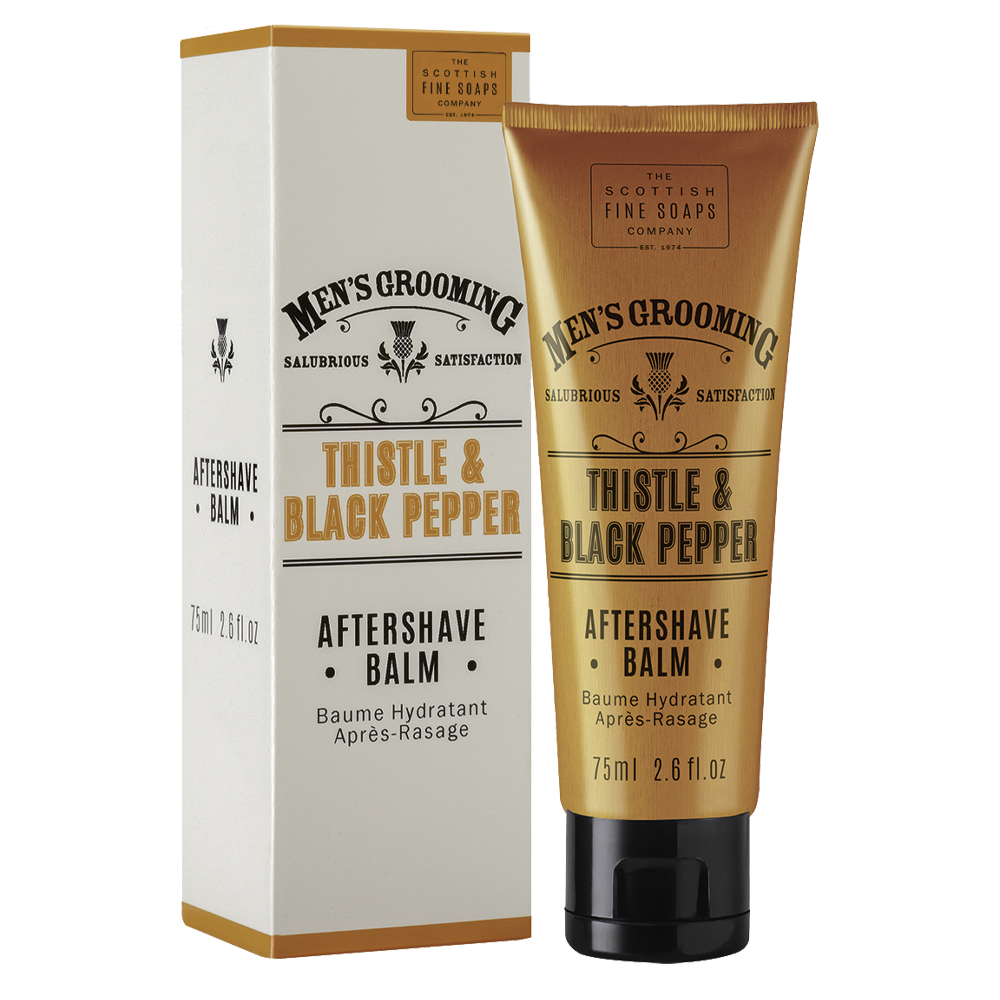 Thistle and Black Pepper Aftershave Balm 75ml Tube