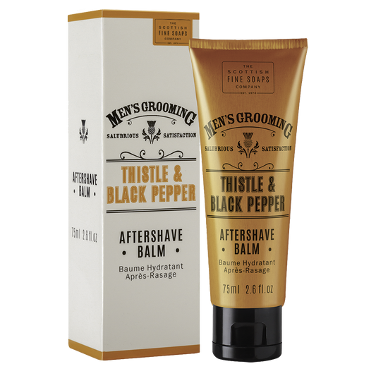 Thistle and Black Pepper Aftershave Balm 75ml Tube