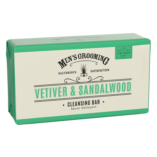 Vetiver and Sandalwood Cleansing Body Bar 220g Wrapped