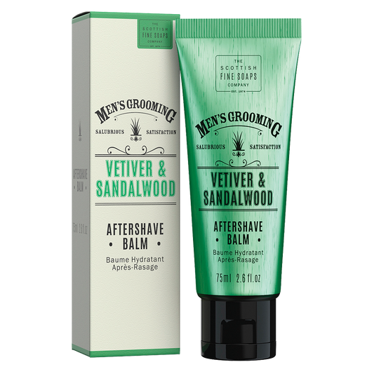 Vetiver and Sandalwood Aftershave Balm 75ml Tube