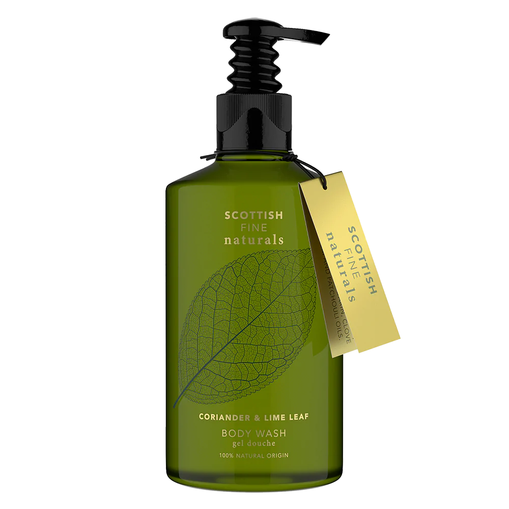 Scottish Fine Naturals - Coriander & Lime Leaf BODY WASH 300ML