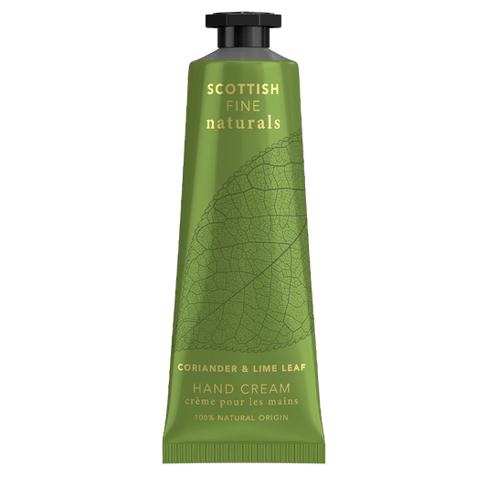 Scottish Fine Naturals - Coriander & Lime Leaf HAND CREAM 30ML TUBE
