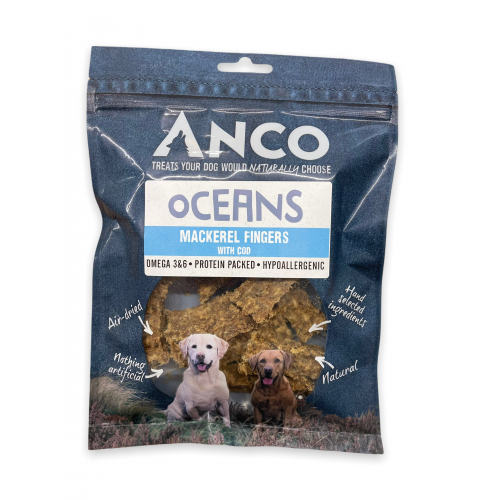 Anco Oceans Mackerel Fingers with Cod 100g